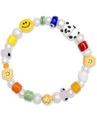 Nialaya - Panda Pearl Bracelet - Lyst