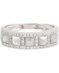 Artisan - Rose Cut Ice Diamond Band Ring - Lyst