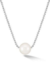 Dower & Hall - Single Luna Pearl Pendant - Lyst