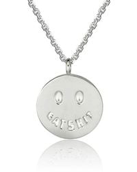 Cartography - Eat Shit Smiley Necklace - Lyst