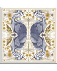 Emily Carter - The Heron & Dragonfly Silk Scarf - Lyst