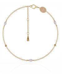 Linda Fiore - Ava Pearl Bracelet Vermeil - Lyst