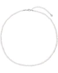 Vanhi - Celia Micro Freshwater Pearl Choker Necklace - Lyst