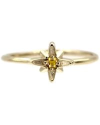 VicStoneNYC Fine Jewelry - North Star 14K November Birthstone Citrine Solid Ring - Lyst