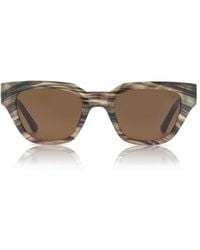 A.Kjærbede - Kaws Sunglasses Striped Horn - Lyst
