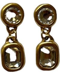 Sccollection - Daisy Mini Rhinestone Earrings - Lyst