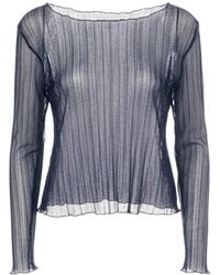 By Noa Rawitz - Urania Plissé Long Sleeves Top - Lyst
