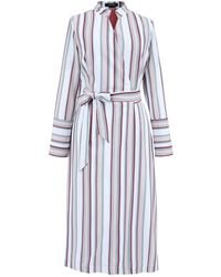 Smart and Joy - Striped Midi Wrap Dress - Lyst