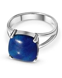 FV Jewellery - La Stèle Lapis Square Ring - Lyst