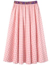 IZABELA MANDOIU - Midi Skirt Crafted - Lyst