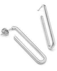 With Love Darling - Mia Long Link Earrings - Lyst