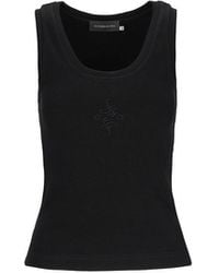 Mandragora - Ribbed Cotton Tank Top Caro - Lyst