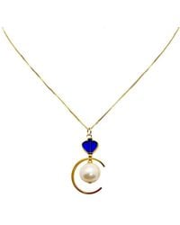 Aracheli Studio - Spade X Pearls Chain Necklace - Lyst