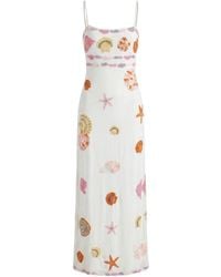 Oceanus - New York Strapped Dress - Lyst