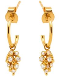 Dainty London - Lyra Hoop Earrings - Lyst