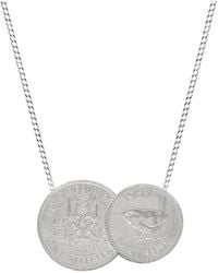 Katie Mullally - Scottish & English Double Coin Pendant & Chain - Lyst