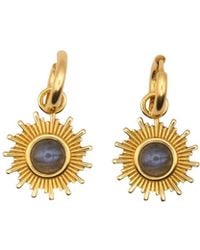 Isolated Jewellery - Labradorite Sol Earrings - Lyst