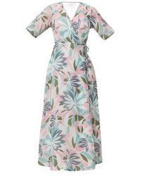 REISTOR - Maxi Wrap Dress - Lyst