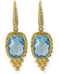 Vintouch Italy - Juno Topaz Earrings - Lyst