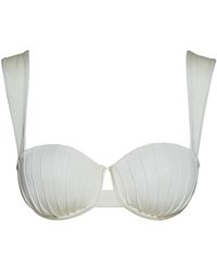 Noire Swimwear - Pearl Coquillage Balconette Bra - Lyst