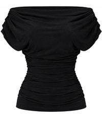 Atom Label - Carbon Bardot Occasion Top - Lyst