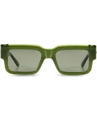 The Avantguard - Vetiver Moss Square Sunglasses - Lyst