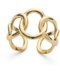 Elk & Bloom - Chain Link Ring - Lyst
