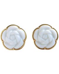 POPORCELAIN - Porcelain Camellia Statement Stud Earrings - Lyst