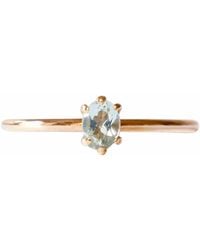Lee Renee - Aquamarine Ring - Lyst