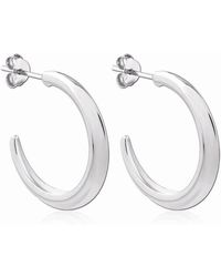 Astor & Orion - Crescent Hoops Medium - Lyst