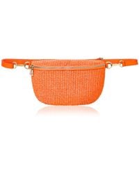 Betsy & Floss - Enna Raffia Crossbody And Waist Bag - Lyst