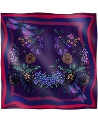 Natalia Petruch - Mountain Flowers Silk Scarf - Lyst