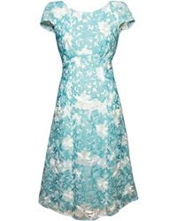 Alie Street London - Charlotte Lace Dress Antique Aqua - Lyst