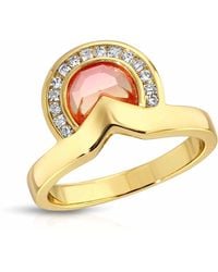 Glamrocks Jewelry - Daybreak Gem Ring- Sun - Lyst