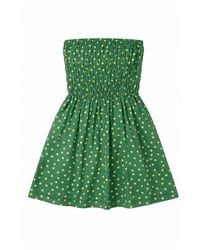 Mind Traveler - Emily Polka Dot Short Dress - Lyst