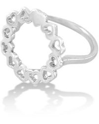 FV Jewellery - Love Goes Round Circle Ring - Lyst