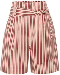 Exquise - Regular Striped Tie-Waist Raegan Shorts - Lyst