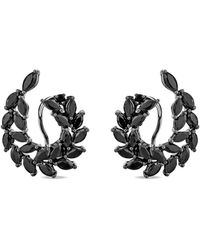 SALLY SKOUFIS - Rediscovery Earrings With Made Cz Diamond Stimulant - Lyst