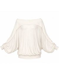 Yogi8Apparel - Oversized Off The Shoulder Top - Lyst