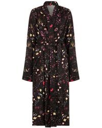 Lily and Lionel - Corina Kimono Style Love Letter Print Robe - Lyst
