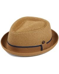 Dasmarca Hats - Dasmarca Durban Summer Diamond Crown Light Weight Breathable Porkpie Hat - Lyst