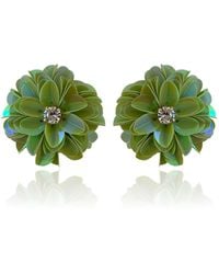 PINAR OZEVLAT - Blossom Studs Pistachio - Lyst
