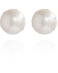 Saule Label - Gaia Midi Crystal Earrings - Lyst