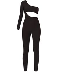 LIA ARAM - Cutout Bustier Jumpsuit - Lyst