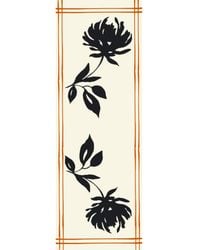 Heritagemoda - Hand-Painted Wool-Silk Scarf – Ivory With Burnt & Floral Accents - Lyst