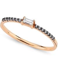 Ecce | Artisan Diamonds - 14K Solid Baguette Diamond Wedding Ring - Lyst