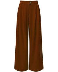 James Lakeland - Rust Wide Leg Suit Trousers - Lyst