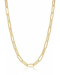 VIEA - Abby Paperclip Chain Necklace - Lyst