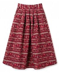 Louche - Pasadena Heirloom Jacquard Midaxi Skirt - Lyst