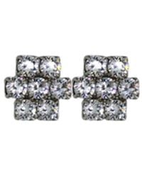 Vickisarge - Neutrals The Clear Hive Earrings - Lyst